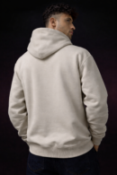 Cream Hoodie Soft Fleece Casual Wear