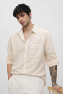 Old Money Style Light Yellow Shirt